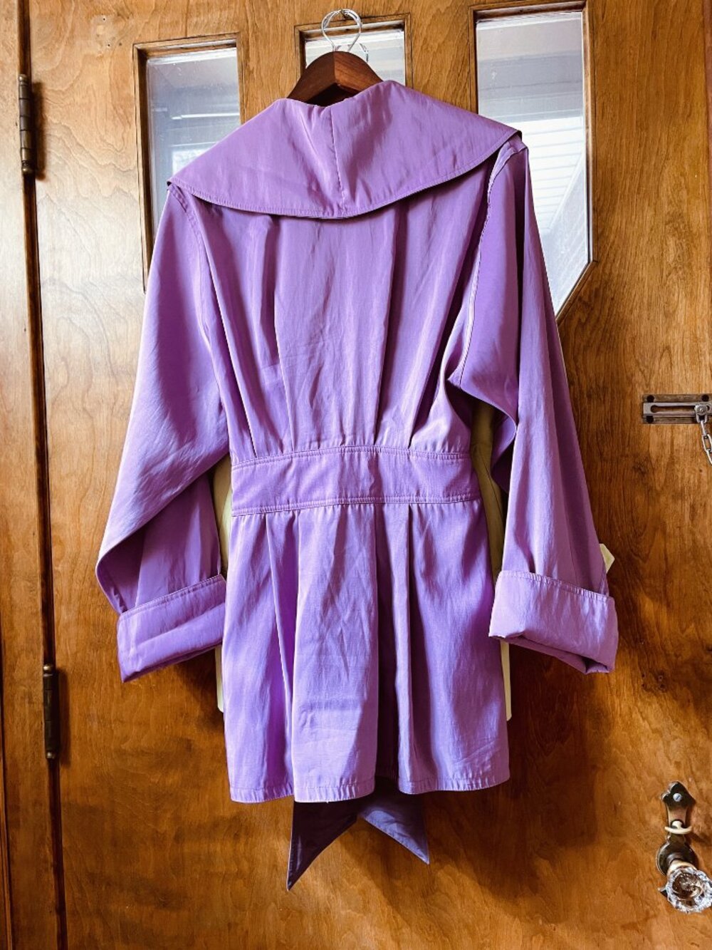 Chic MYCRA PAC Iridescent Trench Raincoat Jacket 1 S/M. Rare Excellent Cond New - Picture 14 of 16
